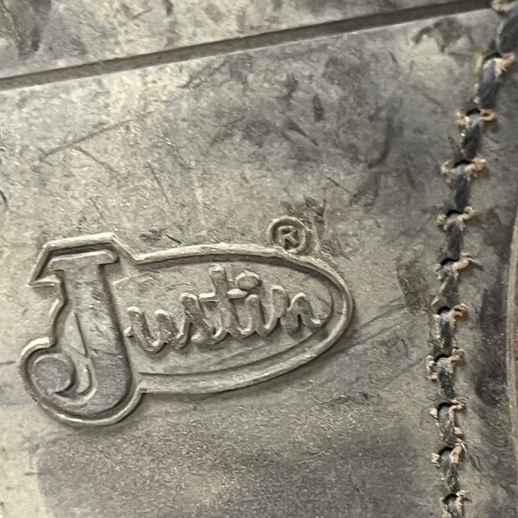 Justin Western Boots 7 Leather Ankle Booties Distressed Tassel Rustico Cowgirl - Picture 9 of 9